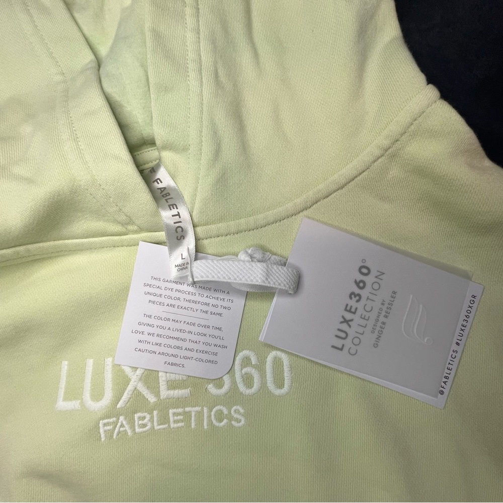 Fabletics Terry Luxe Cropped Hoodie